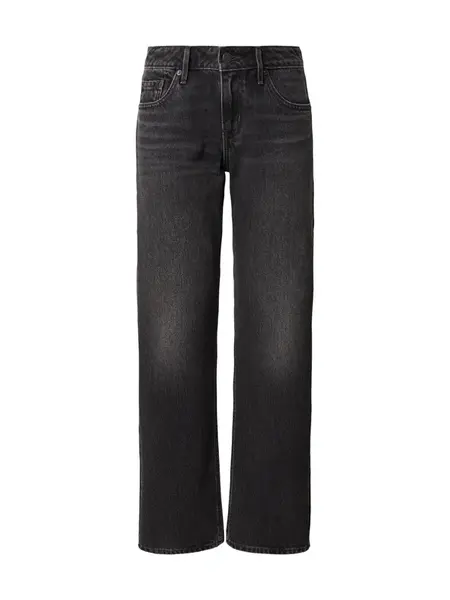 LEVI'S ® Džínsy 'Low Straight'  čierny denim