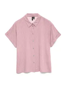 VERO MODA Blúzka 'VMAlice'  svetlofialová / biela