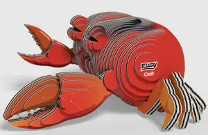 Krab 3D kartonová skládačka