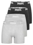 LONSDALE Boxerky  sivá melírovaná / čierna / biela
