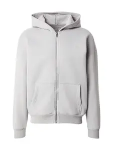 HOLLISTER Tepláková bunda  sivá
