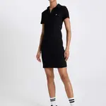 DEFACTO Fit Slim Fit Shirt Collar Short Sleeve Rib Dress
