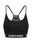 Urban Classics Podprsenka  čierna / biela