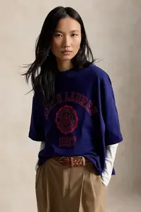 Polo Ralph Lauren oversize tričko dámské bavlněné