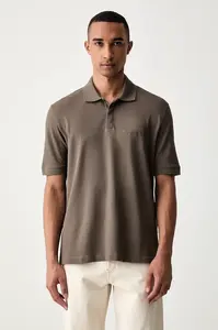 Armani Exchange  polo pánské bavlněné