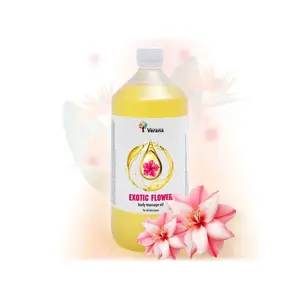Exotické kvety rastlinný masážny olej 1000ml