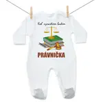 Boodyy Overal Keď vyrastiem budem právnička 74 (6-9 mesiacov)