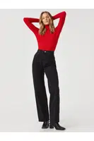 Koton Melis Ağazat X - Slim Fit vzorovaný svetr s rolákem