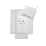 bonjourbébé 2-dielna bavlnená súprava do postieľky Polaris Grey 0m+