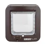 Dvířka SureFlap s mikročipem pro kočky - hnědá | P6484