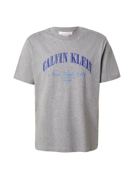 Calvin Klein Jeans Tričko '20S'  modrá / sivá melírovaná