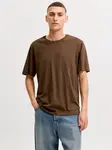 JACK & JONES Tričko  hnedá