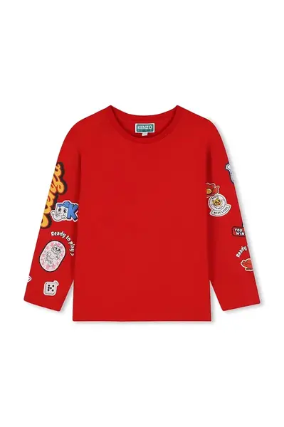 Kenzo Kids  tričko s dlouhým rukávem dětské bavlněné