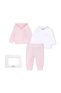 BOSS  teplákový set kojenecký bavlněný s elastanem