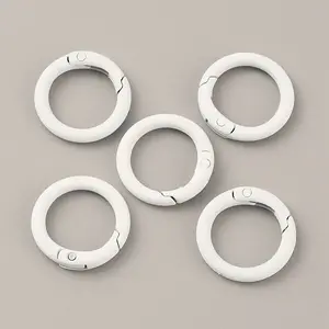 Spray Painted Alloy Spring Gate Rings