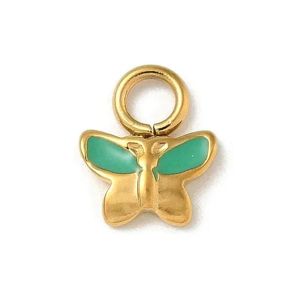 Ion Plating(IP) 304 Stainless Steel Enamel Charms