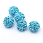 Polymer Clay Pave Rhinestone Beads