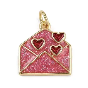 Brass Enamel Pendants