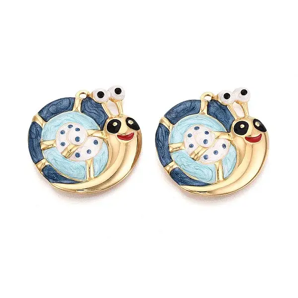 304 Stainless Steel & Enamel Pendants