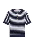 TOMMY HILFIGER Sveter  námornícka modrá / biela