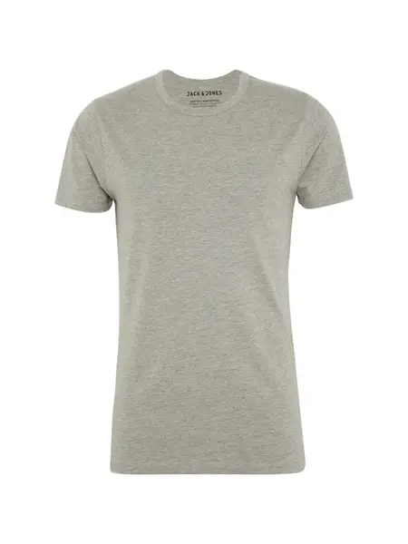JACK & JONES Tričko  sivá melírovaná