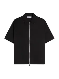 Bershka Košeľa  čierna