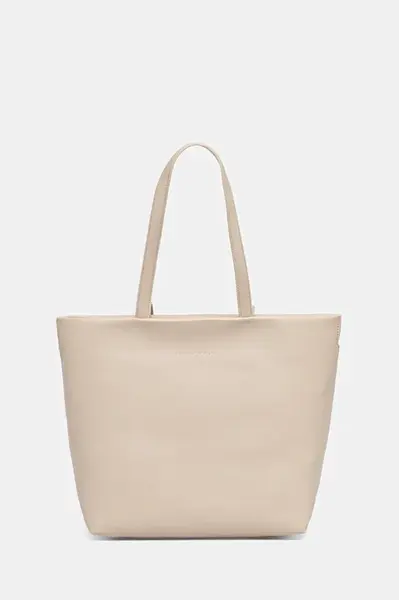 Kabelka Tommy Hilfiger béžová barva, AW0AW17693