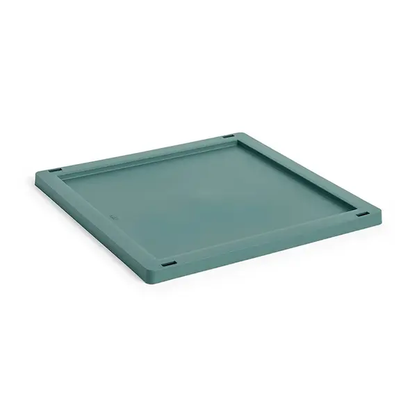 Víko krabice HAY Colour Crate M / 30 x 30 cm zelená barva