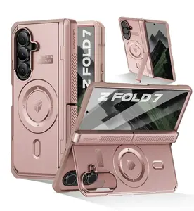 Dexnor MagSafe Kickstand obal Samsung Galaxy Z Fold 7, růžový