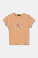 Dětské bavlněné tričko United Colors of Benetton