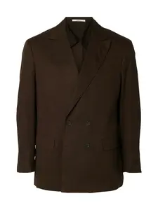 SELECTED Sako 'SLHKIM'  tmavohnedá