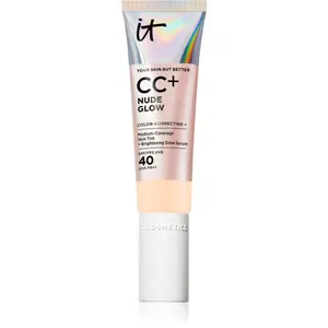 IT Cosmetics Your Skin But Better CC + Nude Glow CC krém pre rozjasnenie pleti SPF 40 Fair Biege 32 ml