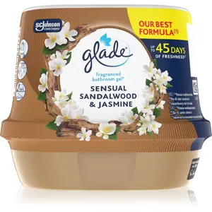 GLADE Sensual Sandalwood & Jasmine vonný gel do koupelny 180 g