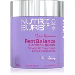 Nutriburst Daily Nutrition FemBalance žvýkací měkké tobolky pro ženy příchuť Strawberry 60 ks