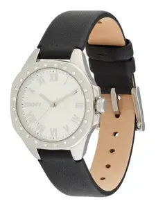 DKNY Analógové hodinky 'Brooklyn Mini'  čierna / strieborná