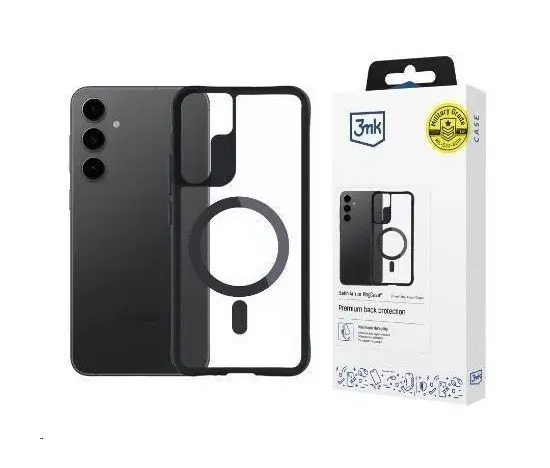 Ochranné pouzdro 3mk Satin Armor MagCase pro Apple iPhone Air, transparentní / černá