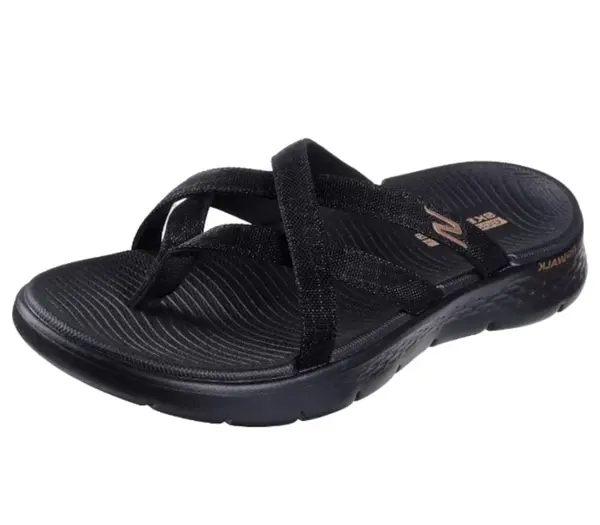 SKECHERS Žabky  čierna