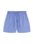 TOMMY HILFIGER Nohavice 'Relaxed Pull-on'  modrá / biela
