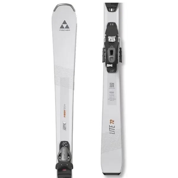 Fischer LITE 72 SLR + RS 9 SLR Zjazdové lyže, biela, veľkosť