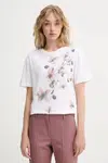 Bavlněné tričko PS Paul Smith bílá barva, W2R.232V.PP5098