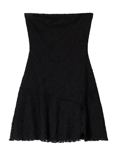 Bershka Šaty  čierna