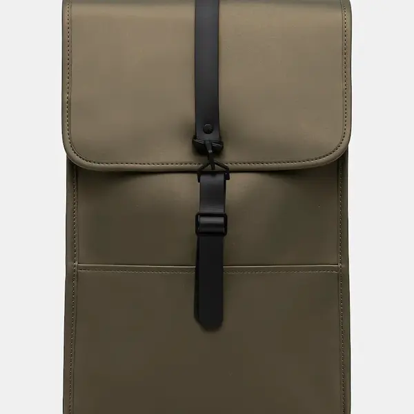 Batoh Rains Backpack W3 zelená barva, velký, hladký, 13000