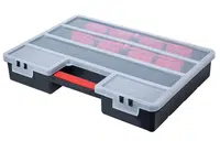 TOOD Organizér plastový 460 x 320 x 80 mm, nastavitelné přihrádky
