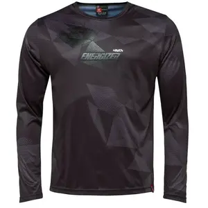 HAVEN ENERGIZER CRAZY LONG Pánsky voľný cyklistický dres, čierna, veľkosť XXXL