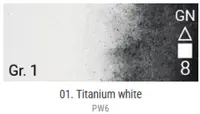 Akvarelové barvy Grand Godet – 01 Titanium White