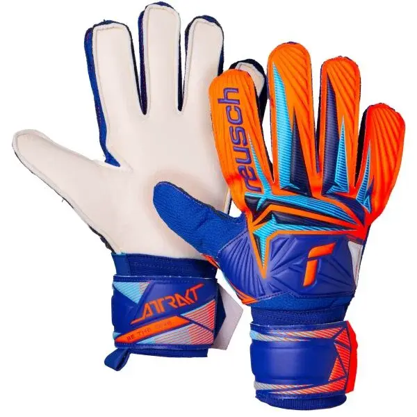 Reusch ATTRAKT SOLID Brankářské rukavice, modrá, velikost