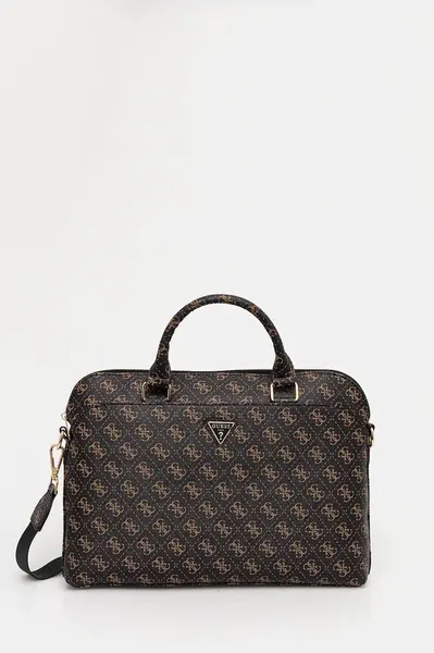 Obal na notebook Guess hnědá barva, GUCB15PG4TGNK