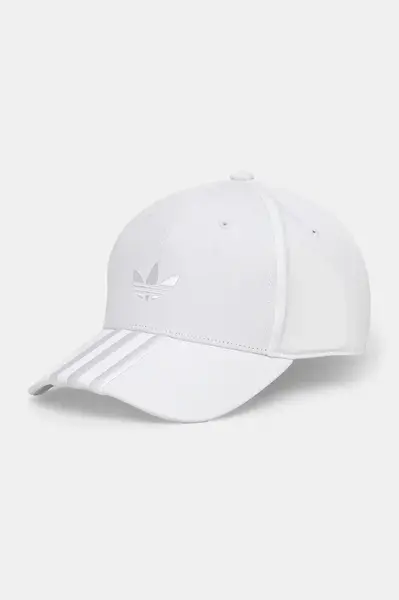 Bavlněná baseballová čepice adidas Originals BASEBALL bílá barva, JN5832
