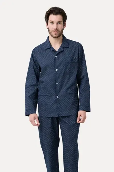 Pánské pyžamo MIGUEL XL Modrá