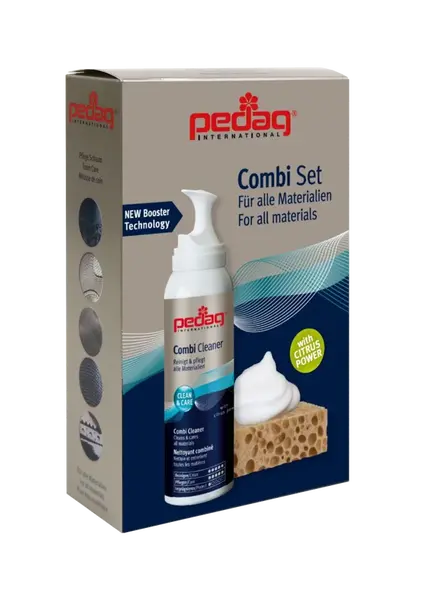 Čistící pěna s houbičkou pedag combi set 125ml